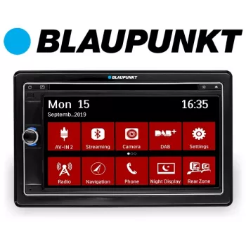 Samochodowy odbiornik multimedialny BLAUPUNKT LEIPZIG 690 — DAB+, nawigacja, Bluetooth, 200W, montaż w ciężarówce/kempingu