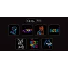Przewodowy gamepad USB MANTA SNL63MT Neon Lights — kontroler PC z łączem USB