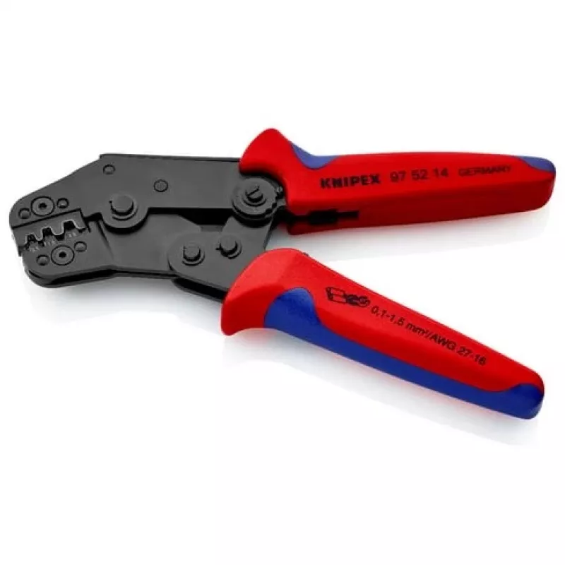 Knipex 97 52 14 Szczypce do zaciskania nieizolowane, złącze otwarte 0,10 do 1,5 mm²