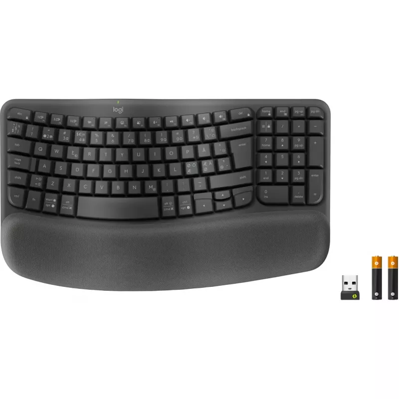 WAVE KEYS FOR BUSINESS GRAPHITE PAN - 2.4GHZ/BT NORDIC-613 - B2B