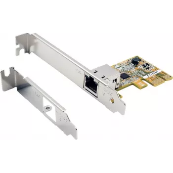 Exsys PCI-EXPRESS Ehternet Karte 1 Port inkl.LowProfileBügel RealtekChipsatz - Netzwerkkarte - PCI-Express