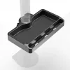 Półka ONKRON A35, czarny plastik ABS, 190×105 mm, 160 g