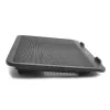 Podkładka chłodząca MEDIA-TECH MT2660 — chłodziarka do laptopa zasilana przez USB, 1 wentylator 13,5 cm, 20 CFM, 1000 RPM, 330×250×40 mm, 327 g, podświetlenie