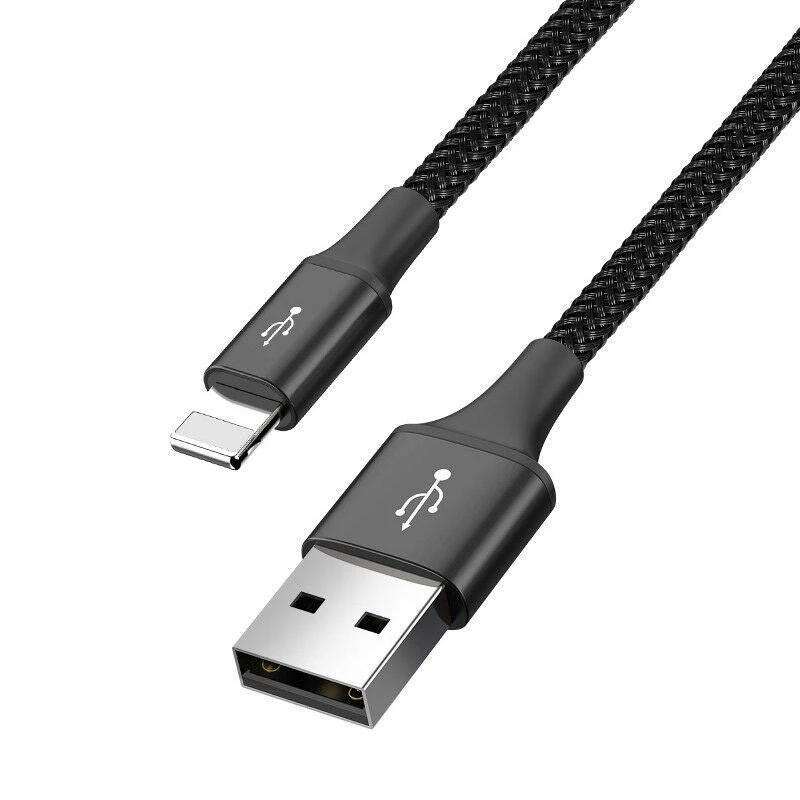 Kabel USB Baseus Fast 4w1 2xUSB-C / Lightning / Micro 3.5A 1.2m (czarny)