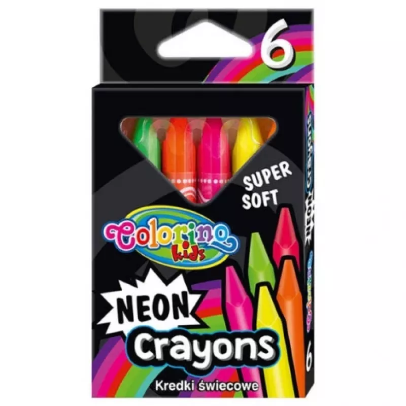 Colorino Kids Neon Crayons 6 kolorów