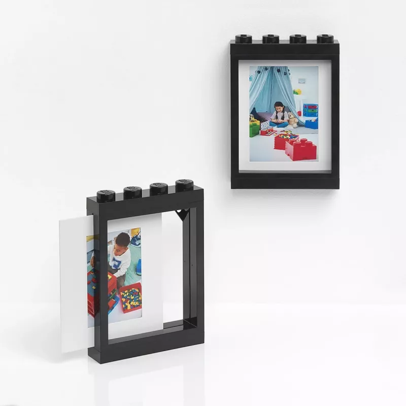 Ramka na zdjęcia Room Copenhagen LEGO ramka na zdjęcia Czarna — kompatybilna z wyświetlaniem minifigurek LEGO