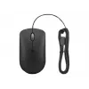 Przewodowa mysz optyczna Lenovo GY51D20875 USB Type-C, symetryczna, 2400 DPI, 4 przyciski, czarna
