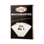 Jednorazowy papierowy filtr do kawy MOCCAMASTER rozmiar kubka 1 — 80 szt., biały