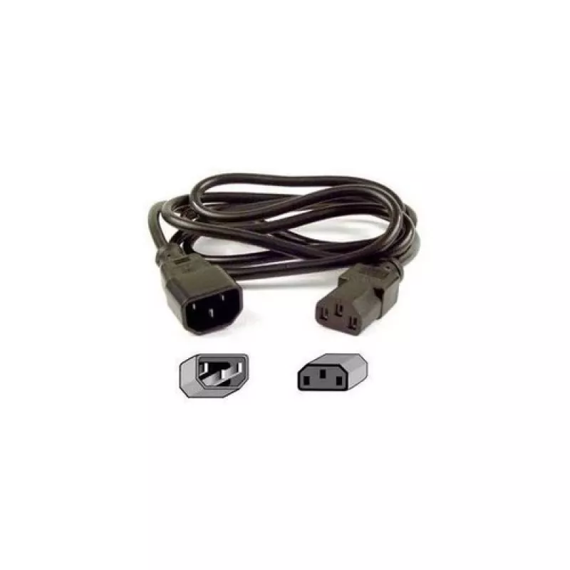 Kabel zasilający Eaton 1010081 Czarny 1,7 m Wtyk C14 Wtyczka zasilająca typ F