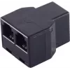 Łącznik przewodowy ShiverPeaks BS71225 3xRJ-11 Czarny