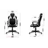 Fotel gamingowy HUZARO FORCE 2.5 WHITE MESH