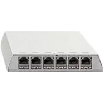 Panel krosowy Rutenbeck PP-Cat.6A iso-6 Ap rw ekranowany 6x RJ-45