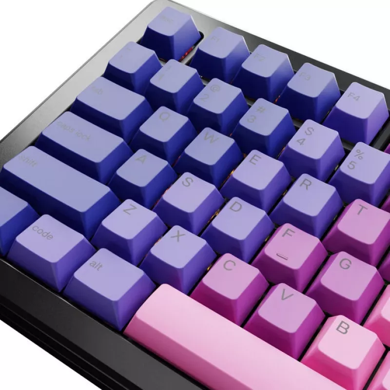Keycaps GLORIOUS GPBT Gradient Nebula ANSI Layout PBT Dye-Sub zestaw klawiszy