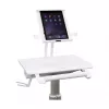 Ergotron Tablet Cart, SV10 - Wózek do tabletu / klawiatury - medyczny - Metal - Biały, Aluminium - Rozmiar ekranu: do 30,5 cm (do 12 cali)