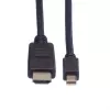 Kabel wideo ROLINE - Mini DisplayPort (M) do HDMI (M)
