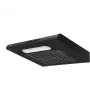 Okap podszafkowy MPM MPM-61-PX-73, czarna stal nierdzewna, 600×190×560 mm, 175 m³/h, filtr węglowy