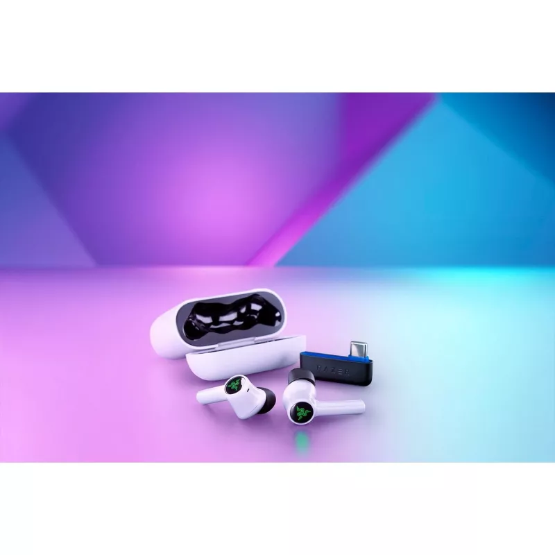 Razer Hammerhead HyperSpeed Headphones Wireless In-ear Gaming Bluetooth biały