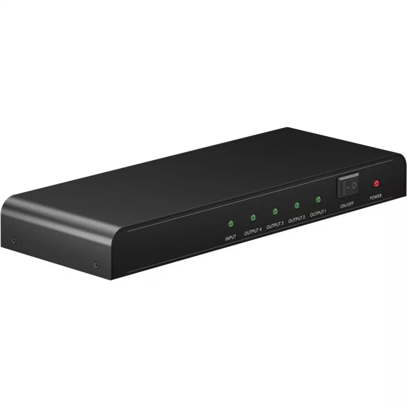 Rozdzielacz HDMI™ Goobay 1 na 4 (4K @ 30 Hz) (58482)