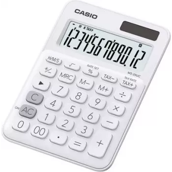 Podstawowy kalkulator Casio MS-20UC-WE biurkowy 12 cyfr biały