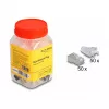 DeLOCK Wtyk modułowy RJ45 Kat.6 50 szt. z osłonami przeciwgniotącymi