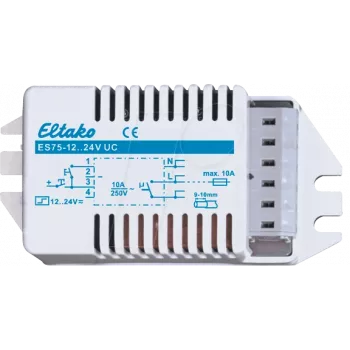 Eltako ES75-12..24V UC Przekaźnik impulsowy (V)1S Leuchten n.potenzialf.10A 60100055 1 (60100055)