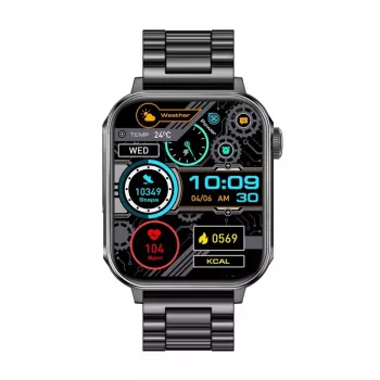 Smartwatch Colmi P80 Stalowa Czerń z Bluetooth i czujnikiem tętna