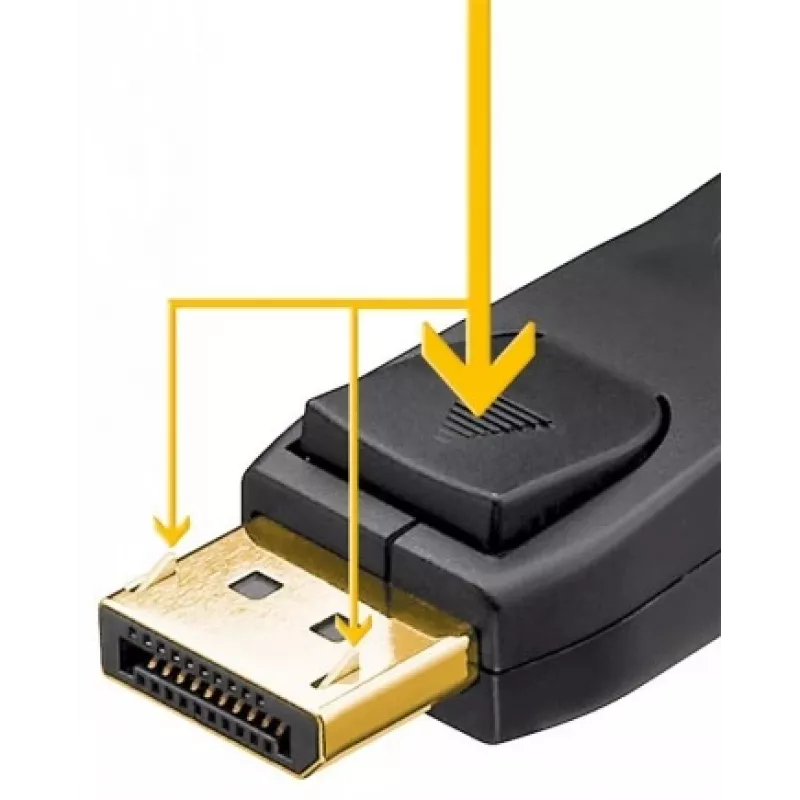 Goobay DISPLAYPORT-KAAPELI 1.4, 5M, 32.4GBIT/S, 8K@60HZ/4K@240HZ