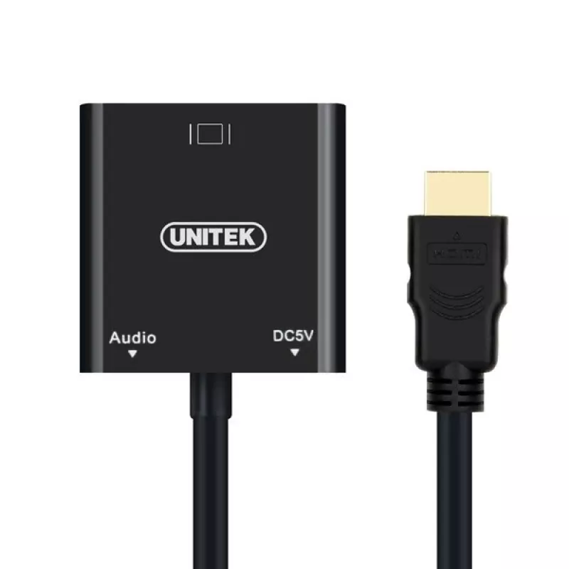 UNITEK Y-6333 karta interfejsowa/adapter 3.5 mm, VGA