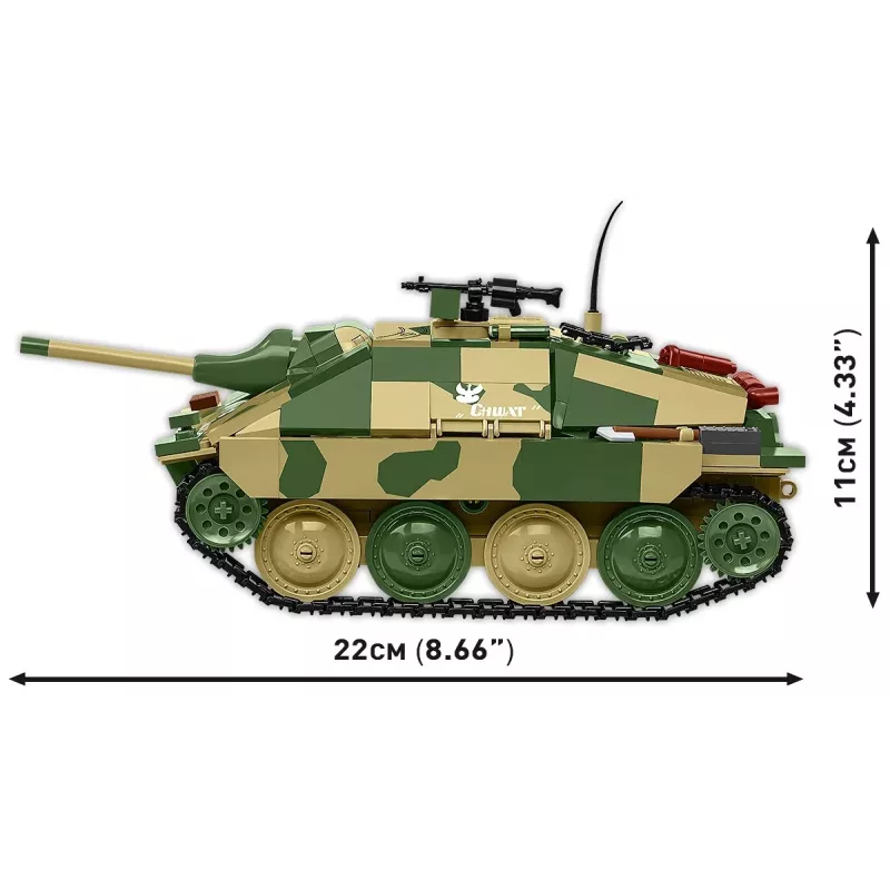 Klocki Cobi Jagdpanzer 38t Brave zestaw konstrukcyjny, 731 elementów