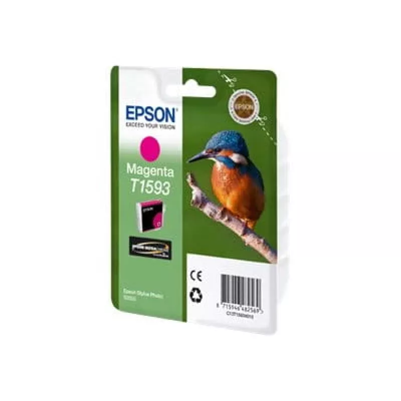 Epson T1593 magenta, magenta, tusz pigmentowy, 17 ml, 1 szt., 1200 stron