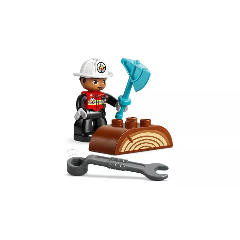 LEGO DUPLO 10473 Wóz strażacki z wężem i strażakiem
