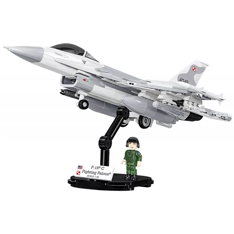 Zestaw konstrukcyjny Cobi F-16C Fighting Falcon — 463 elementy, model do sklejania w skali