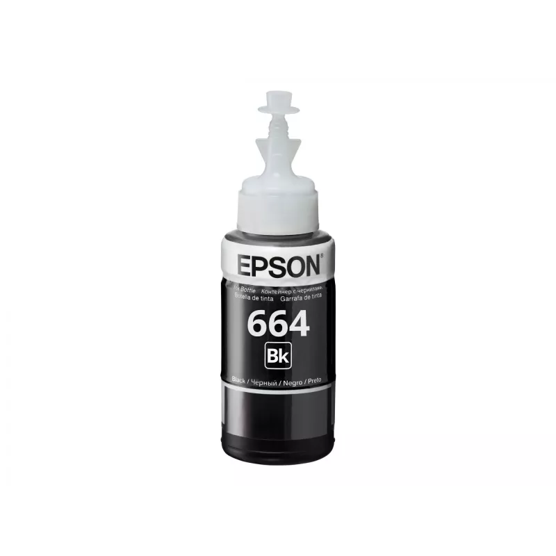 Ink Bottle Epson T6641 70ml Czarny