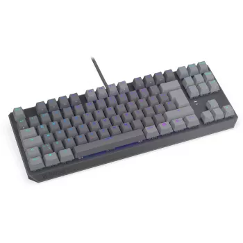 Klawiatura mechaniczna ENDORFY Thock V2 TKL z przełącznikami czerwonymi, bezklawiaturowa, układ DE