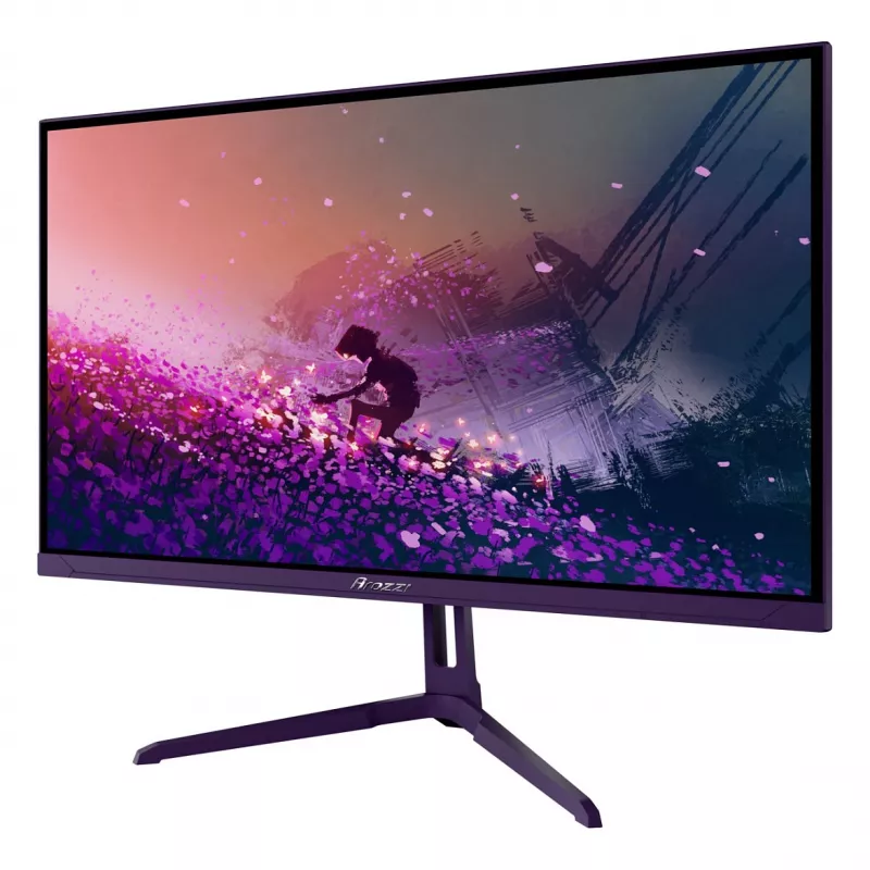 Monitor Arozzi Nova 24 cale (60,5 cm) Full HD 1920×1080 LED 1 ms 16:9 178° VESA Fioletowy z głośnikami