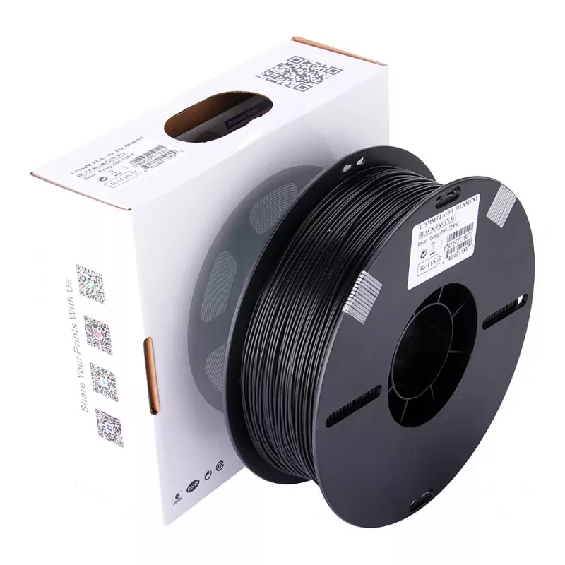 PLA+ 1,75mm CZARNY 1kg