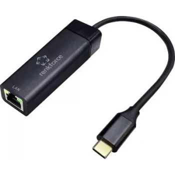 Renkforce USB-C RJ45 Adapter[1x USB 3.2 Gen 1 - 1x RJ45-Socket] RF-USBCA-200 (RF-6771844)