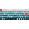 Klawiatura Sharkoon SKILLER SGK50 S3 Design Bundle D1 szaro-zielona czerwona — przewodowa klawiatura gamingowa, kompaktowy układ