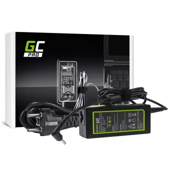 Zasilacz Green Cell AD41P 65W do laptopów ASUS, 19V 3,42A, wewnętrzny, czarny