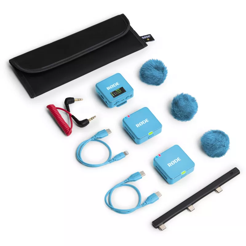 RØDE Wireless GO III niebieski - bezprzewodowy system mikrofonowy (niebieski)