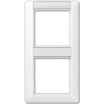 Płytka osłonowa siłownika przełączającego JUNG AS 582 NA WW Biała, duroplast, 80,5×151,5 mm
