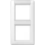 Płytka osłonowa siłownika przełączającego JUNG AS 582 NA WW Biała, duroplast, 80,5×151,5 mm
