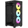 Corsair RGB AIRFLOW obudowa PC 2000D czarna Mini-ITX zasilacz w zestawie nie SFX