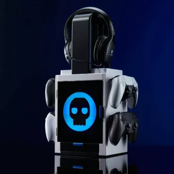 Numskull Games PS5 Inspired Gaming Locker, dyskietka na gry, PlayStation 5, Grau, przewodowy, 1 szt.