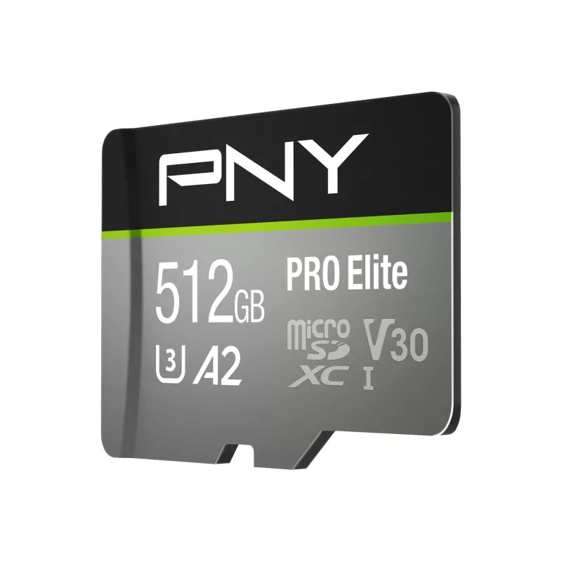 Pamięć Flash PNY 512 GB microSDXC Class 10 P-SDUX512U3100PRO-GE