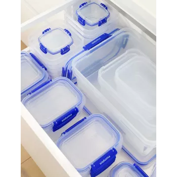 Sistema Tworzywo sztucznes Sistema 881650, pojemnik, kwadratowy, 1,15 l, przezroczysty, plastik, Nowa Zelandia