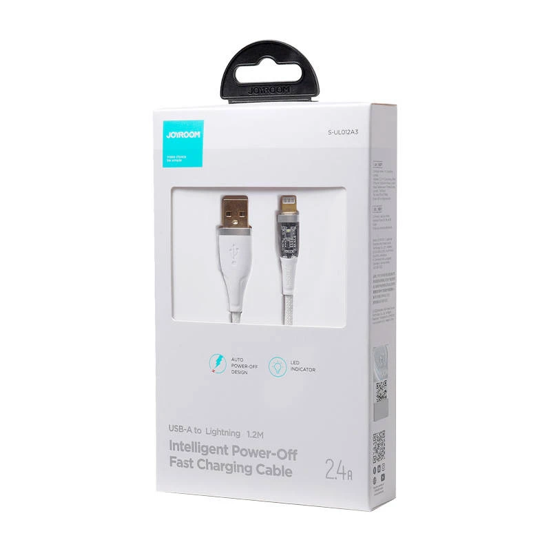 Kabel USB-A do Lightning Joyroom S-UL012A3 2.4A 1.2 m Biały