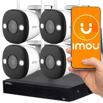 Kamera monitorująca IMOU Zestaw Wi-Fi KIT NVR1104HSW-S2 4-F22FE