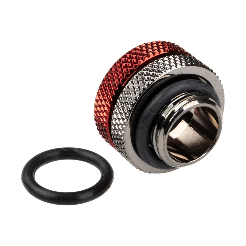 Adapter fitting BitsPower Multi-Link G1/4 inch male to 12mm hardtube, prosty, glossy Czarny