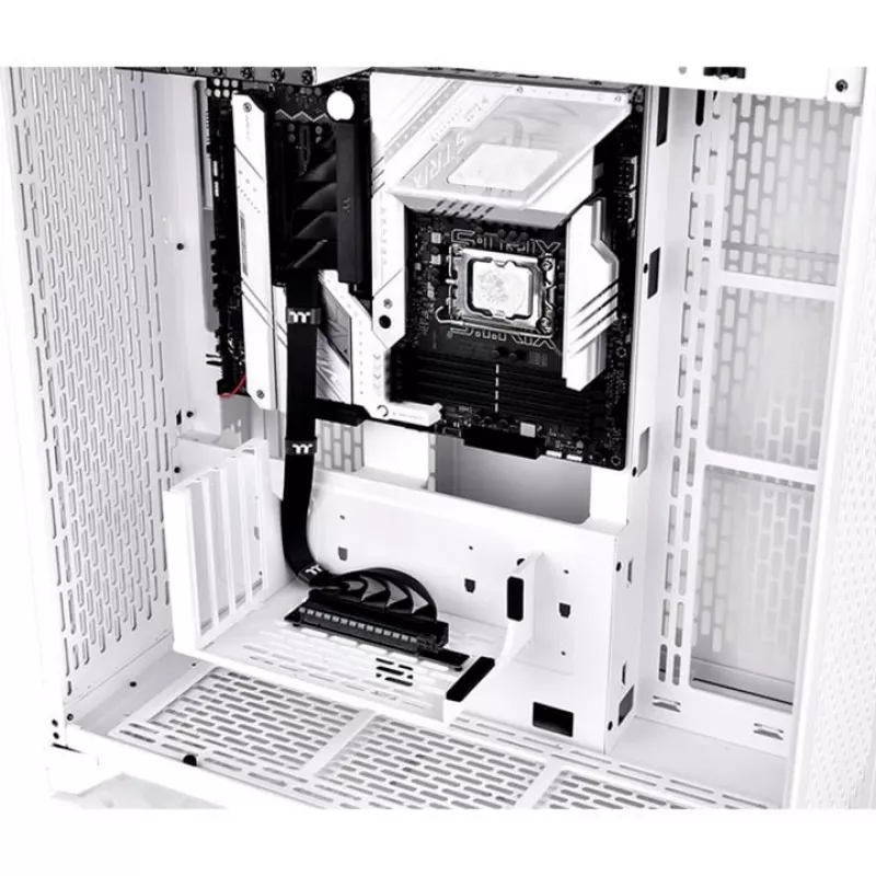 Thermaltake kabel riser PCI-E 4.0 z dwoma złączami 90 stopni, 40 cm, czarny